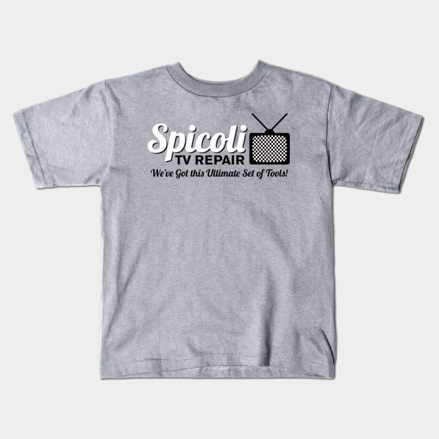 Spicoli TV Repair Kids T-Shirt by MrMcGree